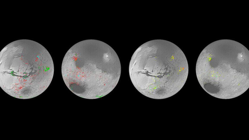    Фото: ESA/Mars Express (OMEGA) и NASA/Mars Reconnaissance Orbiter (CRISM)