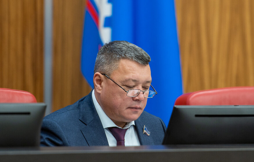    Председатель Законодательного собрания ЯНАО Сергей Ямкин  Пресс-центр Законодательного собрания ЯНАО