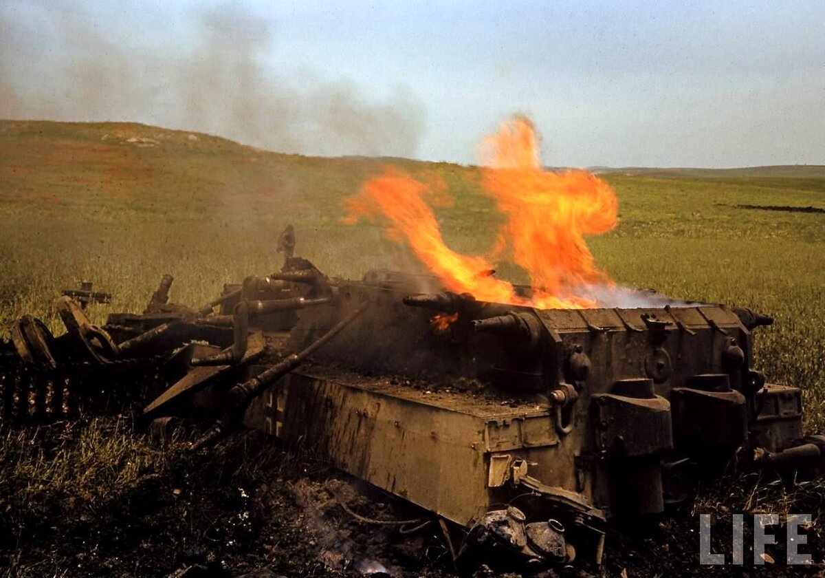 В Великую Отечественную горели любые немецкие танки