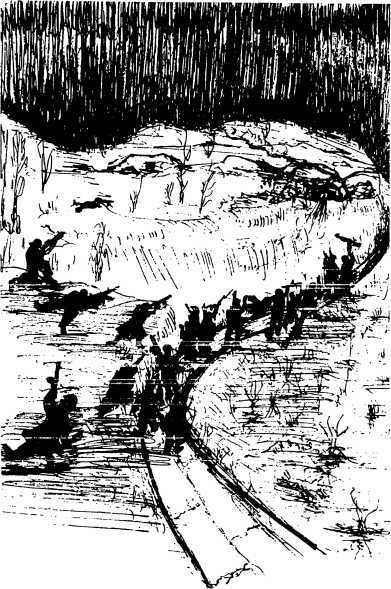 "Засада", рисунок автора