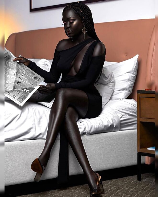 Nyakim Gatwech magazine