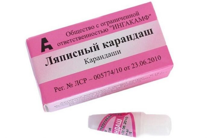 Ляписный карандаш эффективно устраняет бородавки