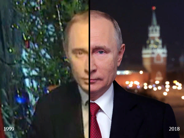 ДВА ПУТИНЫХ НА ФОТО. В ЖИЗНИ ПУТИНА БОЛЬШЕ...