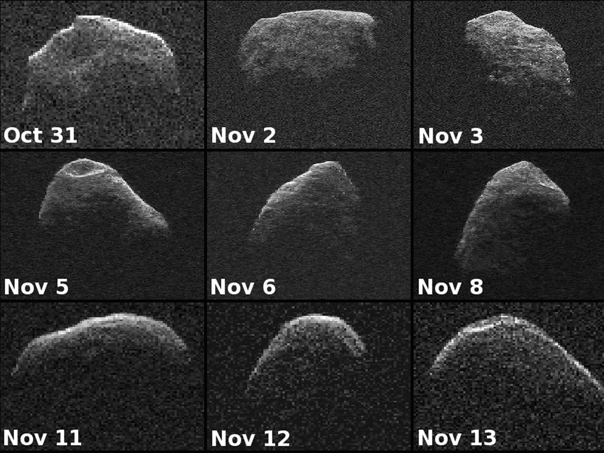 Официальные снимки «Апофиса» от NASA в ноябре 2019 года.