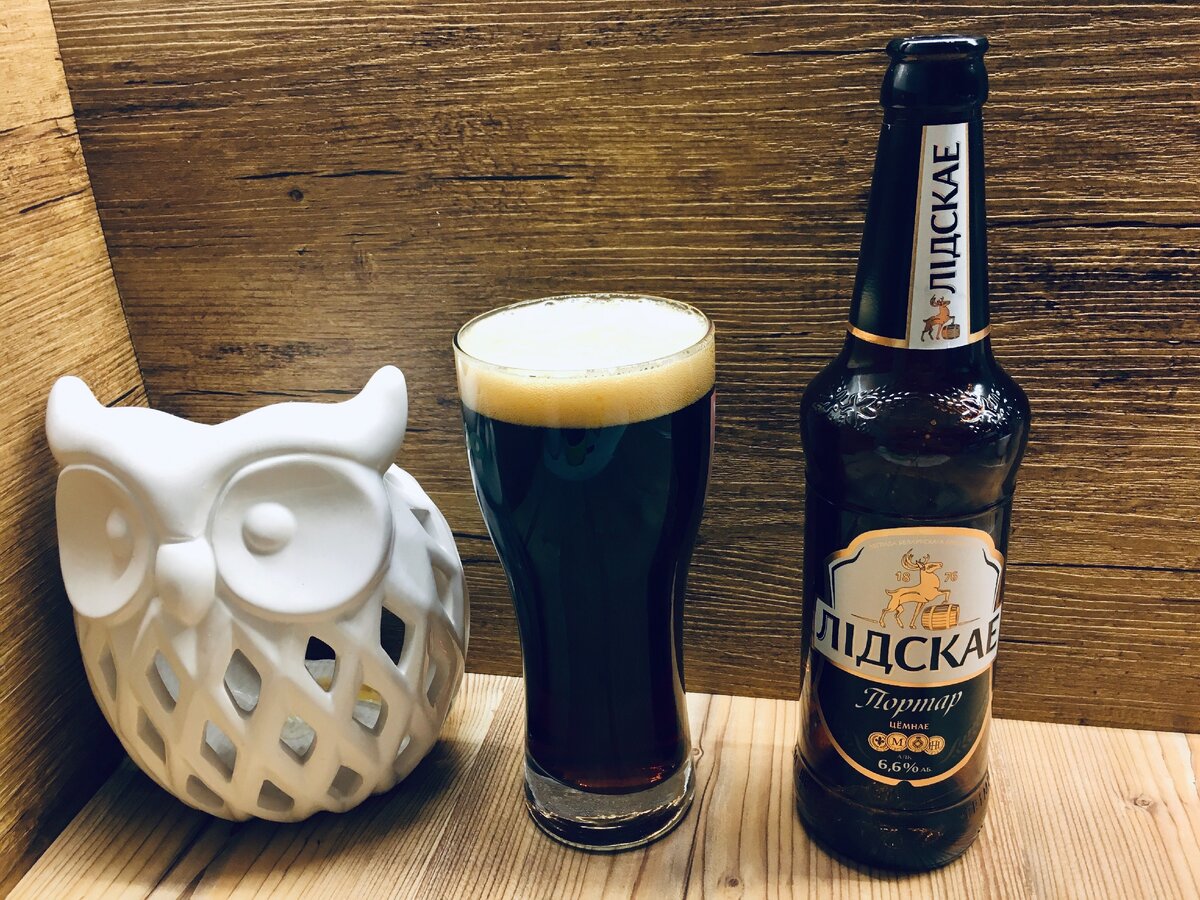 Лидское Портер в бокале.