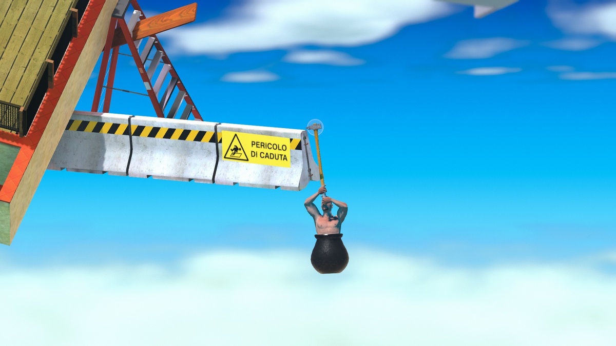 Getting over it , соскальзывания о которых я говорил.