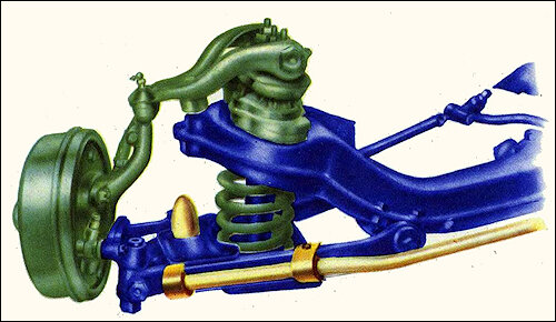 Вон он там, внутри пружины.