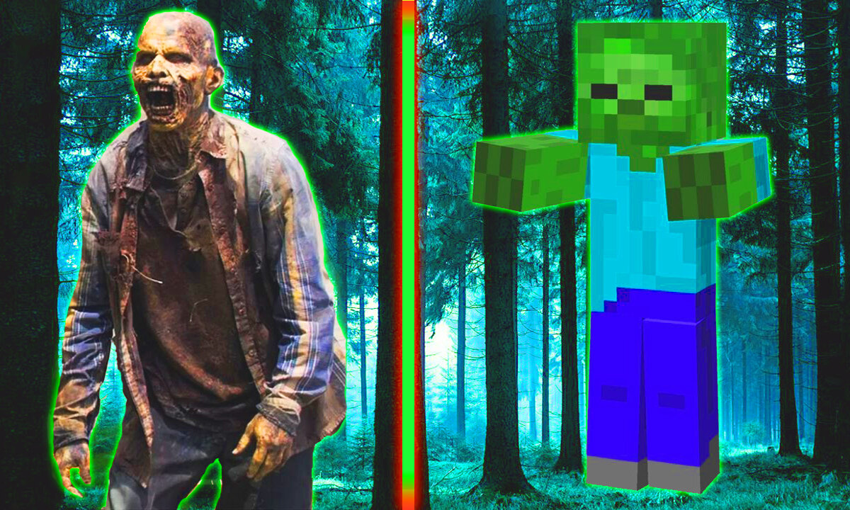 Как выглядит майнкрафт в реальной жизни Герои из Minecraft в реальности BenGreyn Дзен