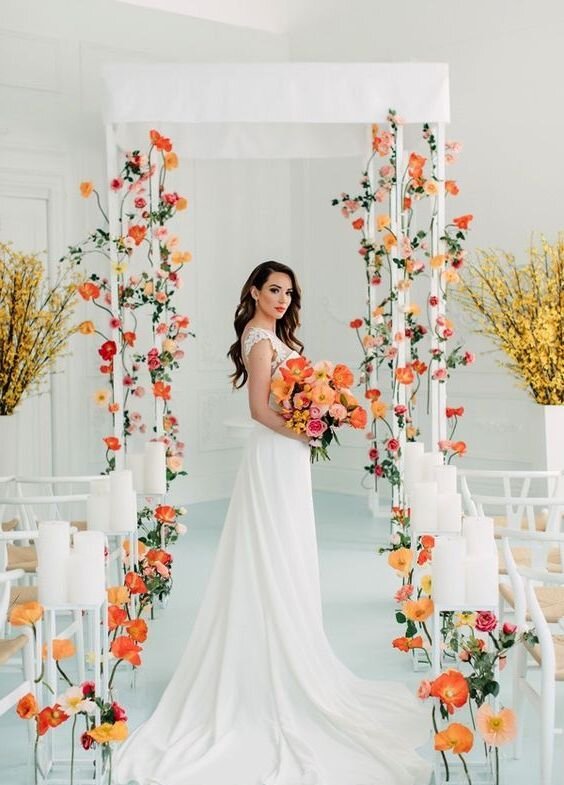 Выбираем свадебную арку, тренды 2020