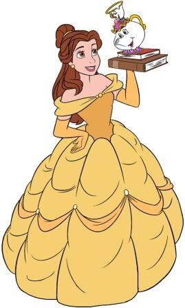 Belle. Mrs Potts and Chip