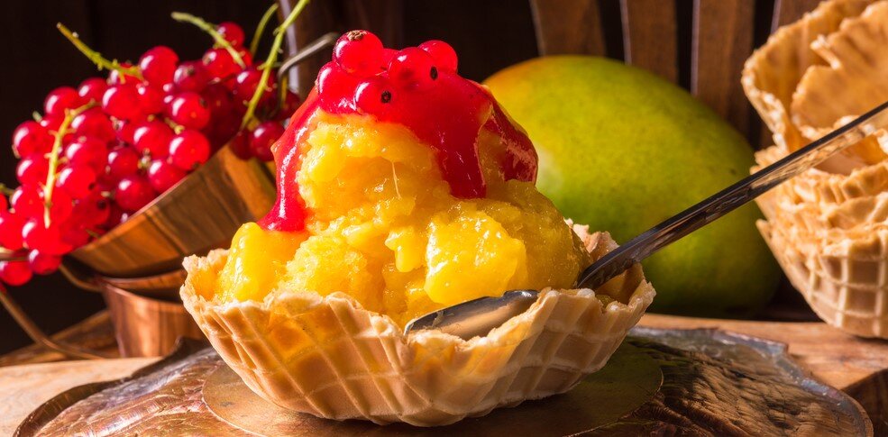 Сорбет из абрикосов