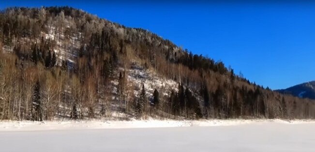 Залив Богучанского водохранилища