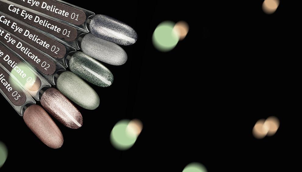 Коллекция гель-лаков Cat Eye Delicate от Monami 