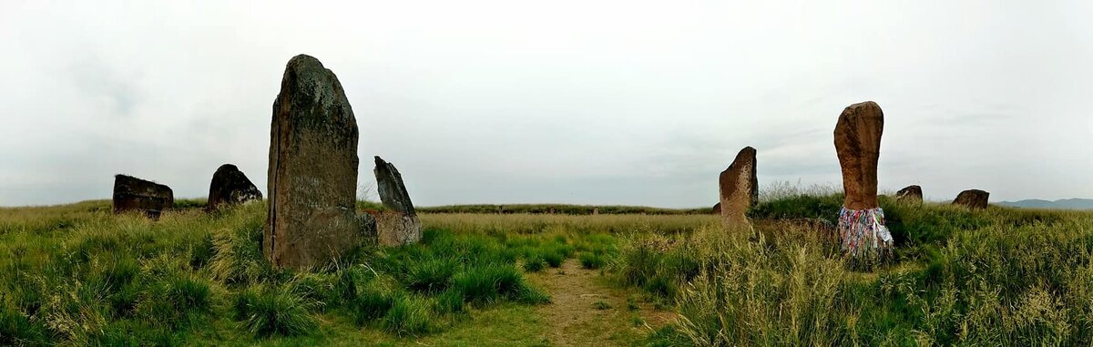 Панорама Салбыкского кургана