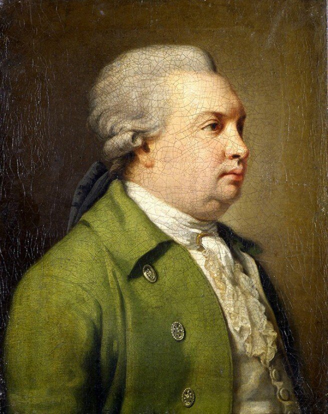 Неизвестный художник, по оригиналу Ж. Карафа. Портрет Д. И. Фонвизина. 1784 - 1785. 