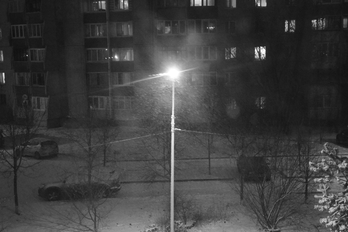 улица, фонарь.