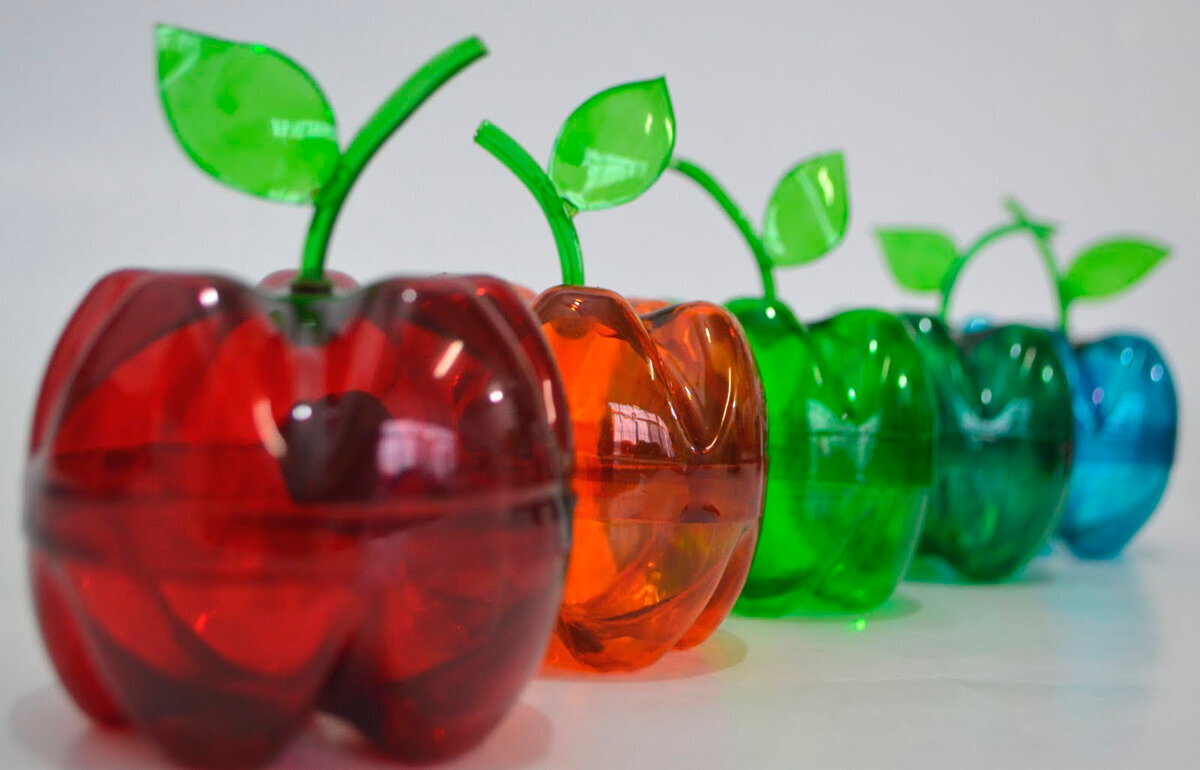 3D яблоки из картона: игрушки, модный декор, сюрприз и ...