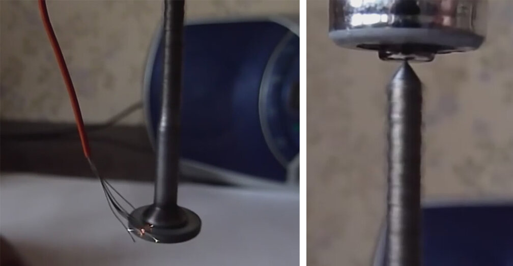 Двигатель в работе