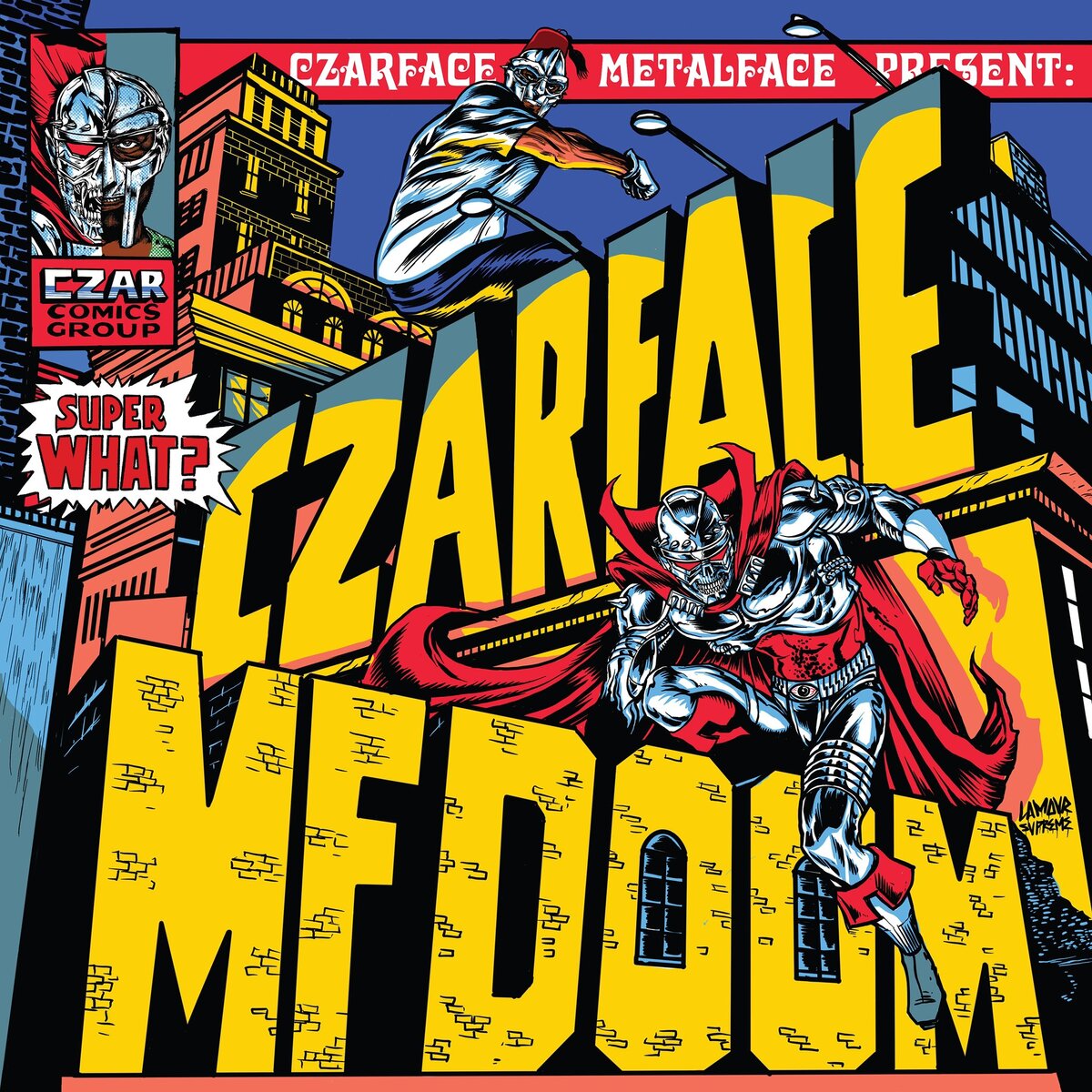 обложка альбома Czarface & MF DOOM "Super What?" 