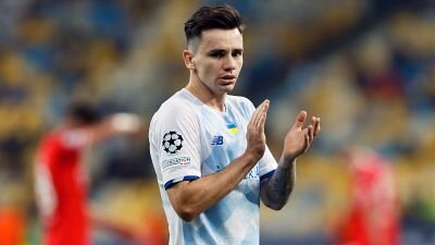 Николай Шапаренко в матче "Динамо" - "Бенфика"