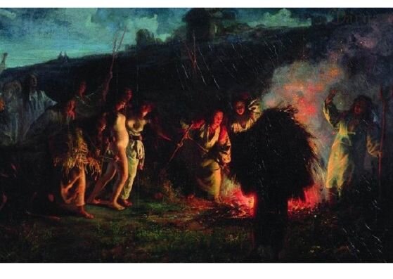 Григорий Мясоедов «Опахивание», 1876