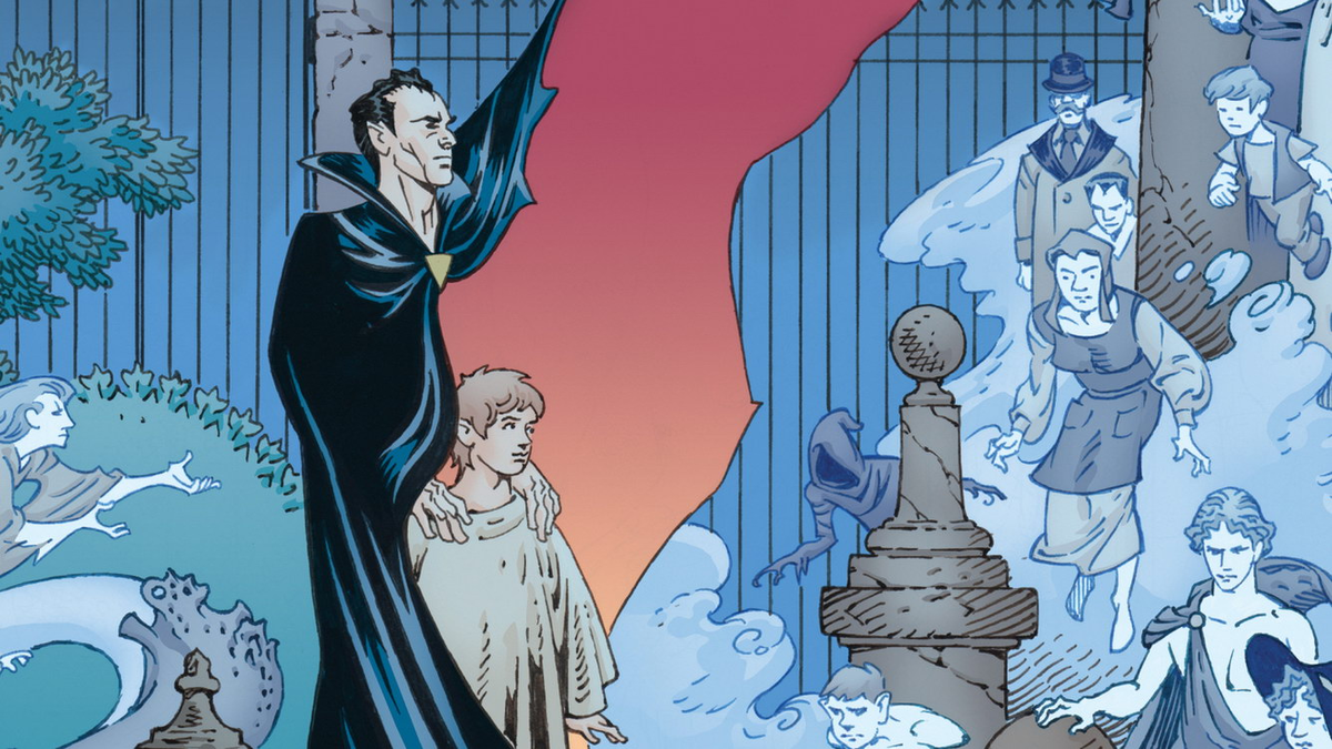 Иллюстрация к "Истории с кладбищем" из артбука