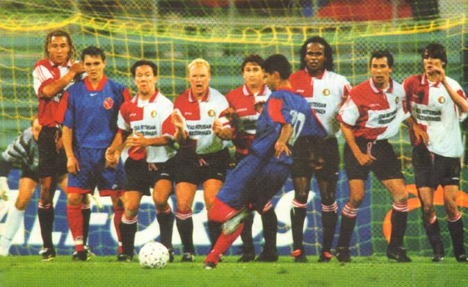 Матч 1/32 финала Кубка Уефа, между Фейенордом и ЦСКА