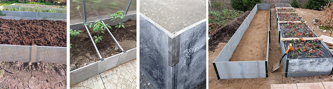 Как закрепить грядки из шифера. Ограждения для грядок из шифера. Как закрепить грядки из шифера. Ограждение для грядок из плоского шифера. Ограждения для грядок из шифера.