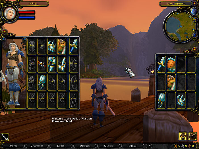 На момент альфы, разработчики ещё много брали от титана тех времён everquest. Например, интерфейс игры был очень похож на упомянутую игру. Первая альфа, начало 2002 года.