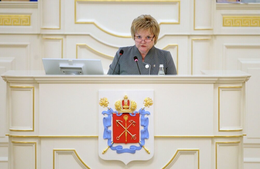 Депутат Вера Сергеева. Фото пресс-службы ЗС СПб