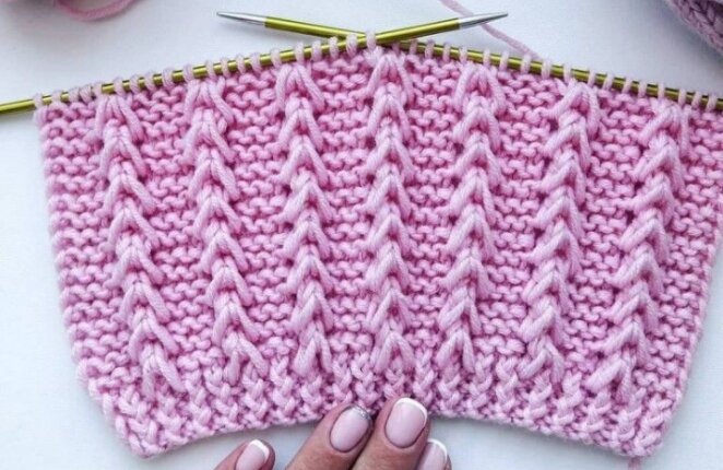 Рельефный узор.