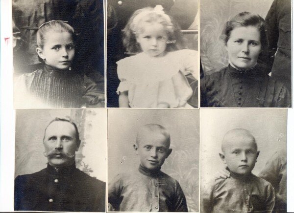    Маруся,   Ксения, Мария Константиновна, Степан Иванович, Григорий, Николай                      