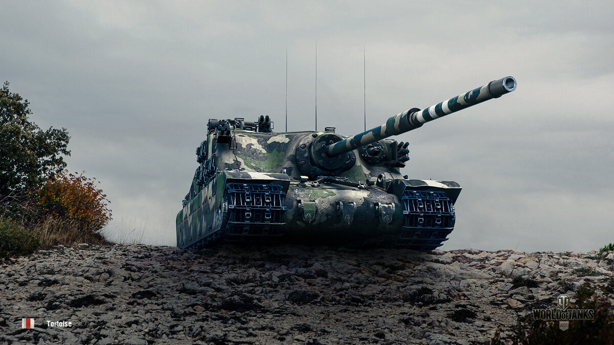 Британская ПТ-САУ 9 уровня - Tortoise