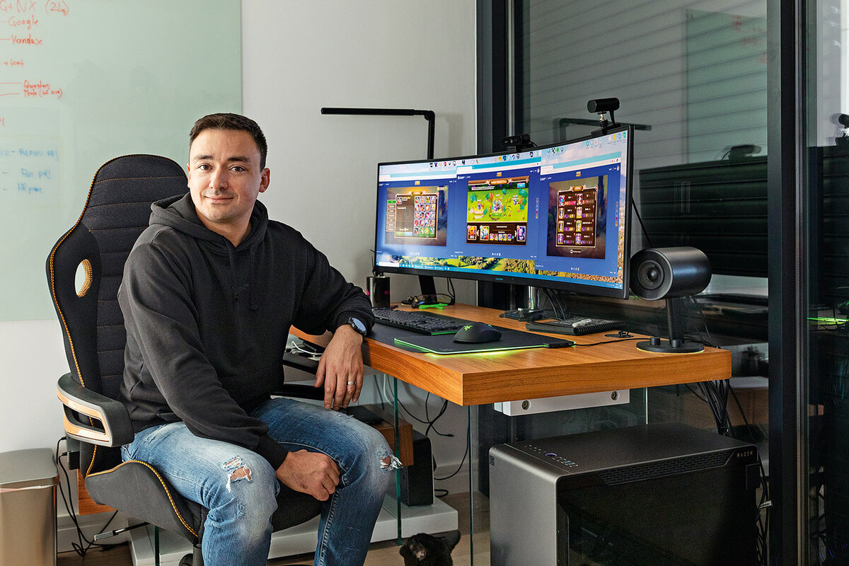 До объединения активов с Андреем Фадеевым Борис Герцовский (на фото) был инвестором игровой студии Crazy Bit, которая вошла в состав Nexters . Фото: Anna Huix для Forbes