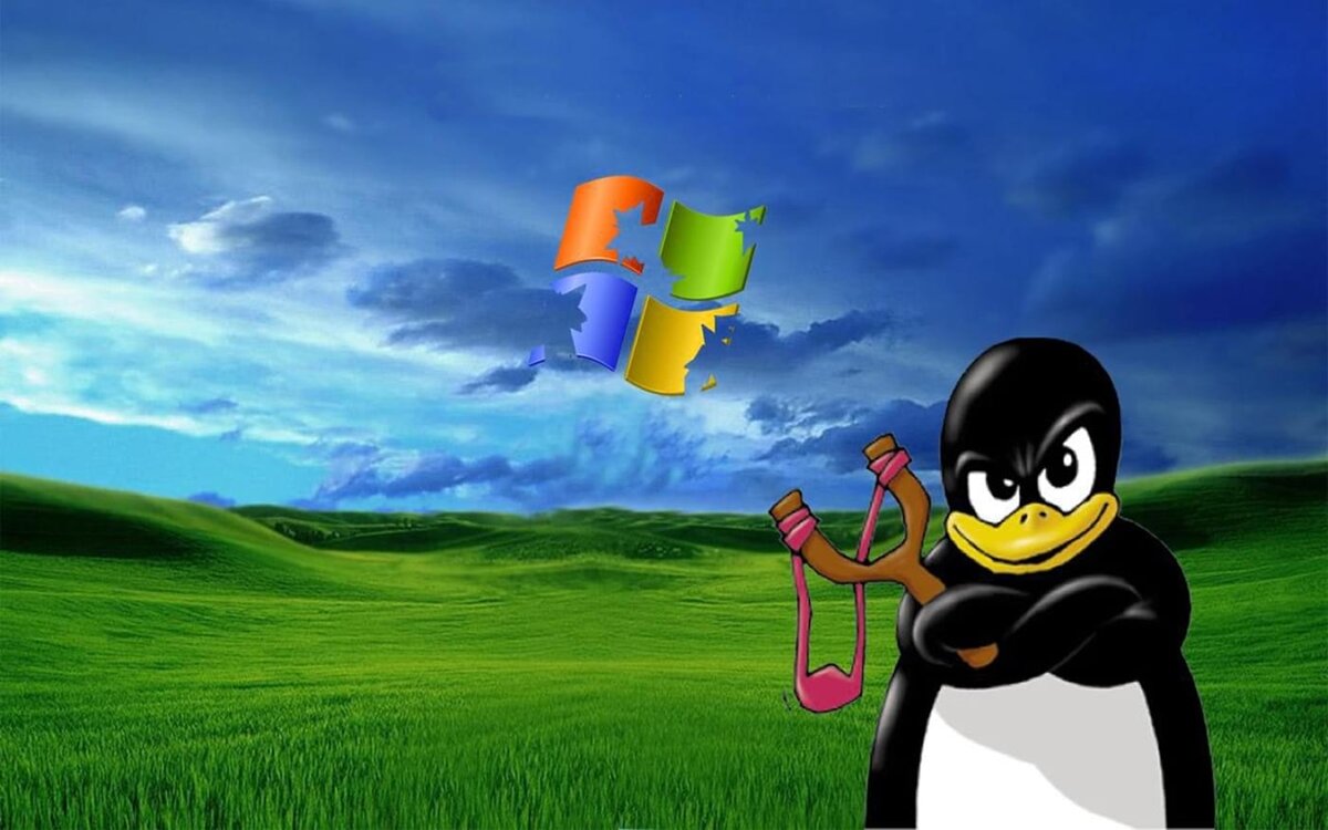 Linux v. Заставка линукс. Виндовс линукс. Linux против Windows. Обои Windows Linux.