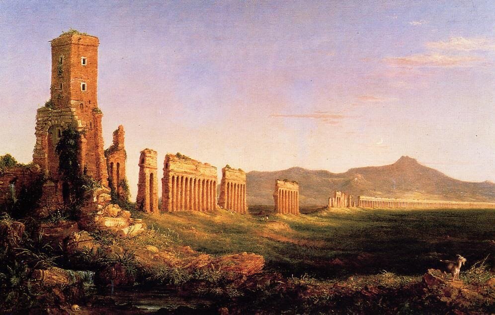 «Акведук возле Рима». Томас Коул, 1832 г.