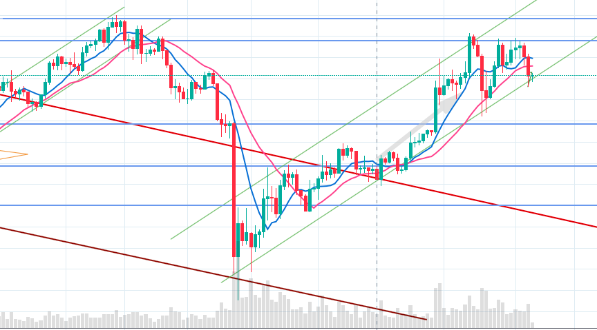 Дневной график Биткоина с января по май 2020