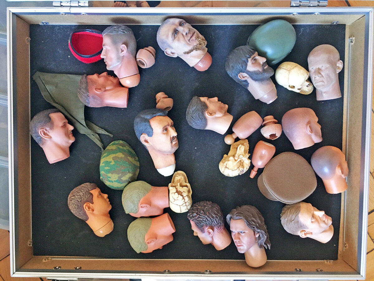 головы для солдатиков в 6 масштабе