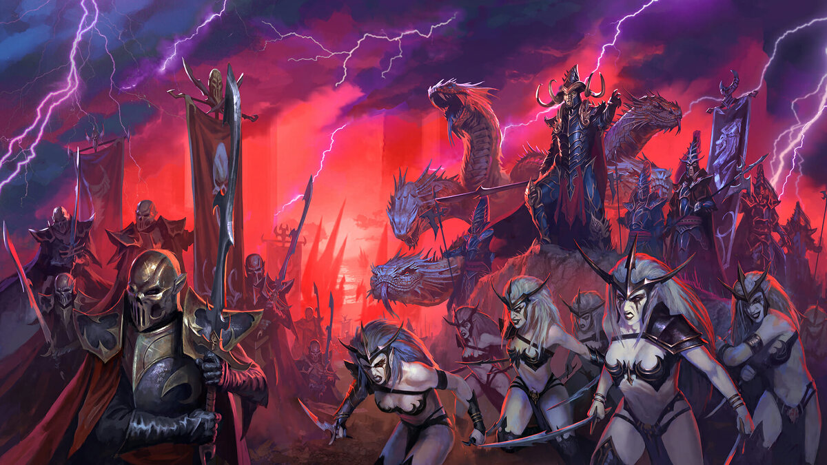 Warhammer Fantasy: Происхождение Тёмных эльфов | #КсенВещает | Дзен