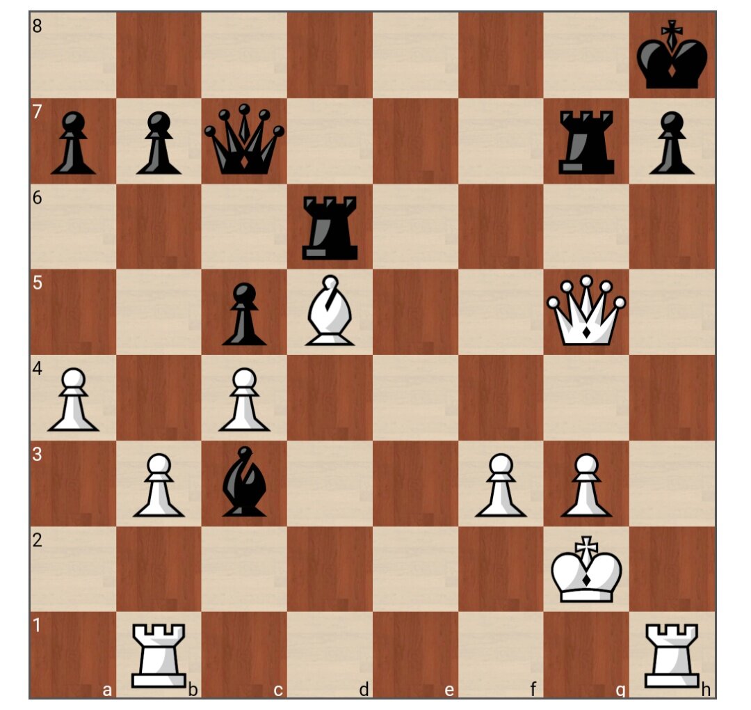 Начинают белые и ставят мат в 3 хода