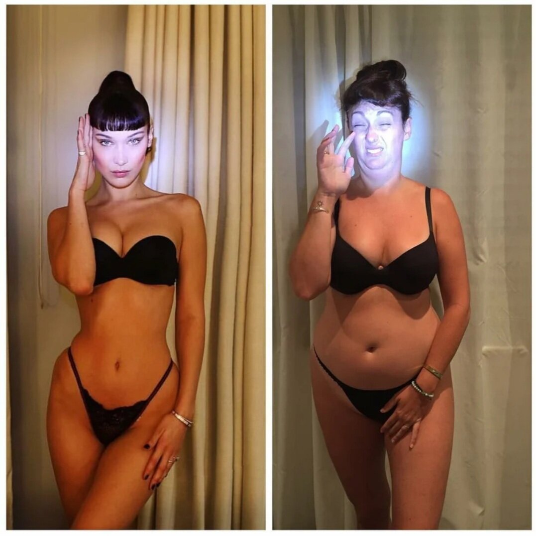 Белла Хадид имела неосторожность сделать удачный кадр для пародии Селесты.