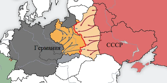 План вторжения в Польшу Германии и СССР