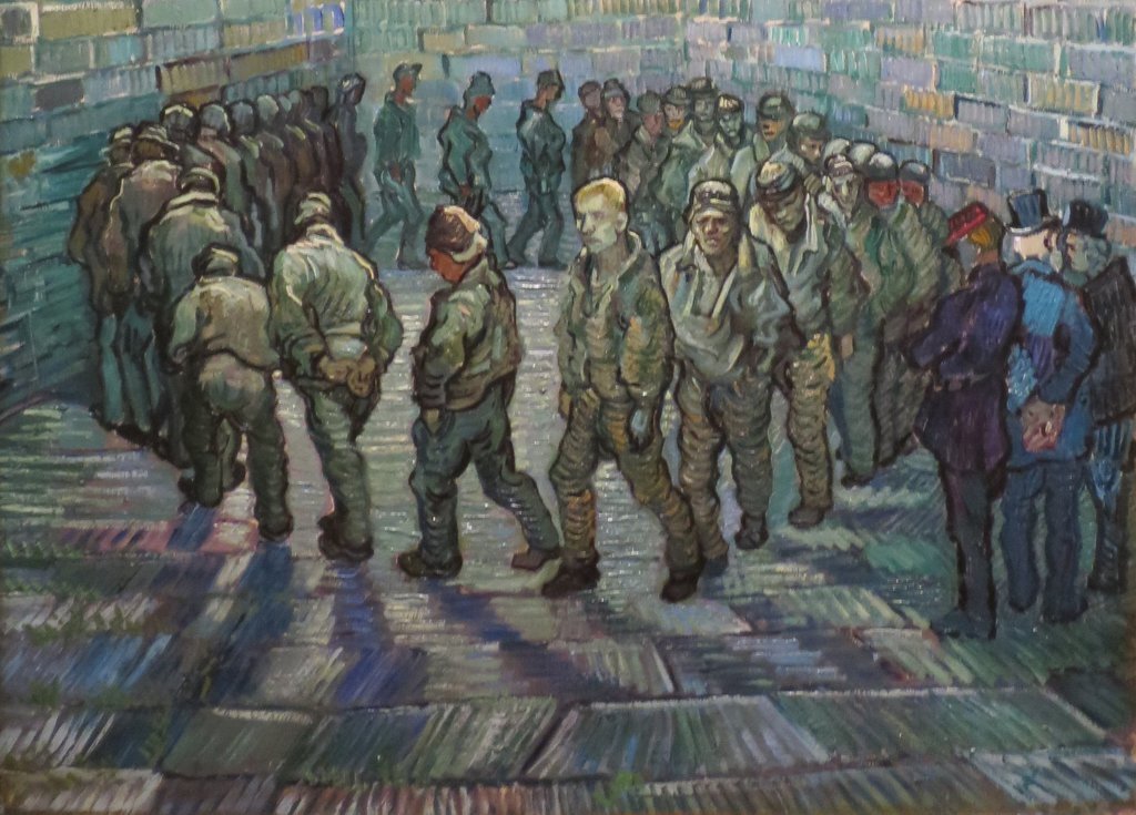 Винсент Ван Гог "Прогулка заключенных"