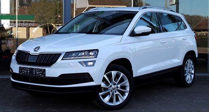  Skoda Karoq. Вид спереди.