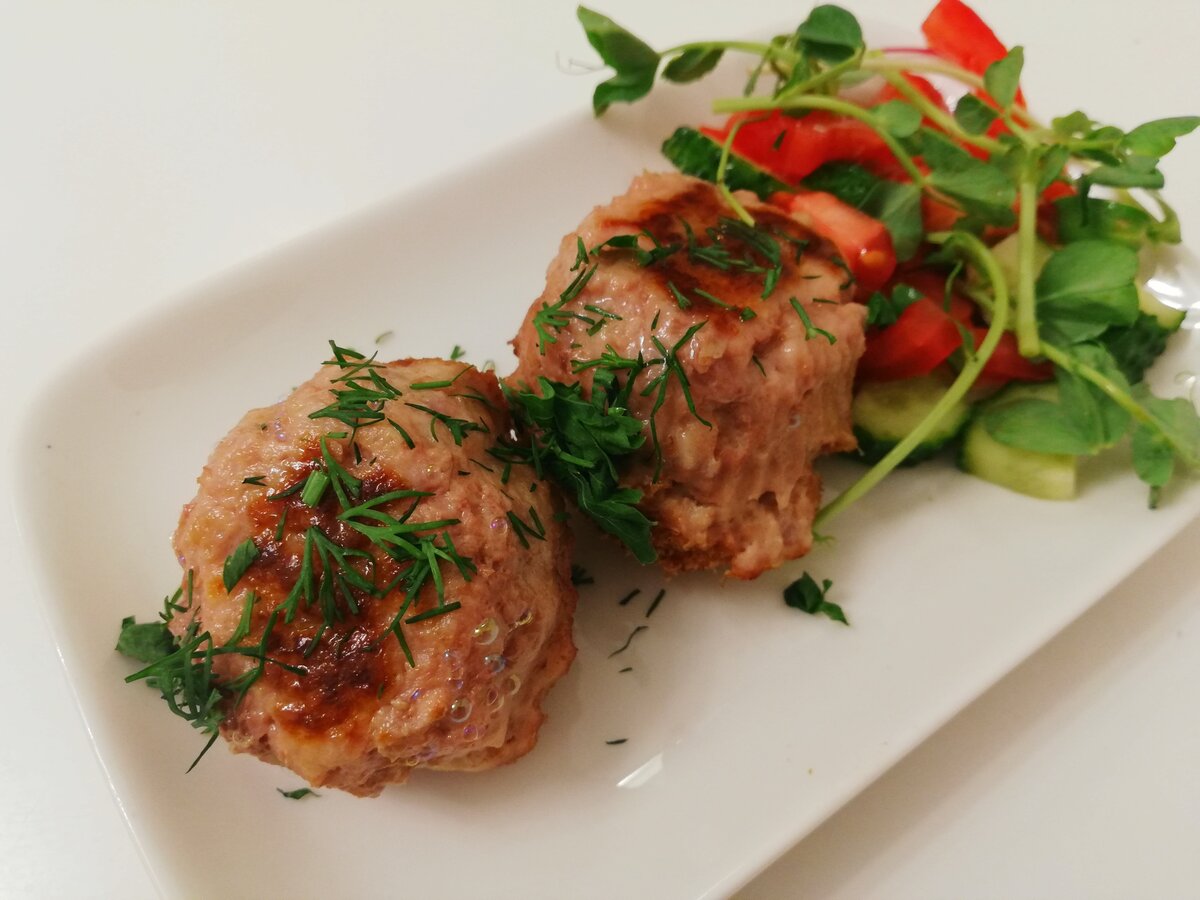 Мясные маффины. Фото автора.