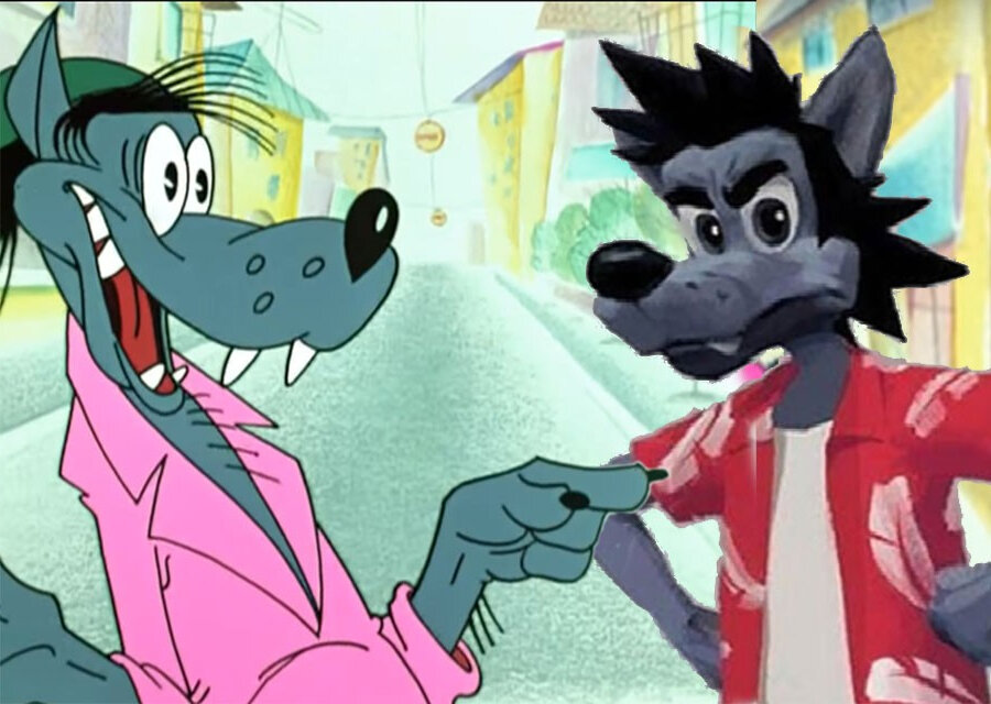 Сравнение образов волка старого и нового