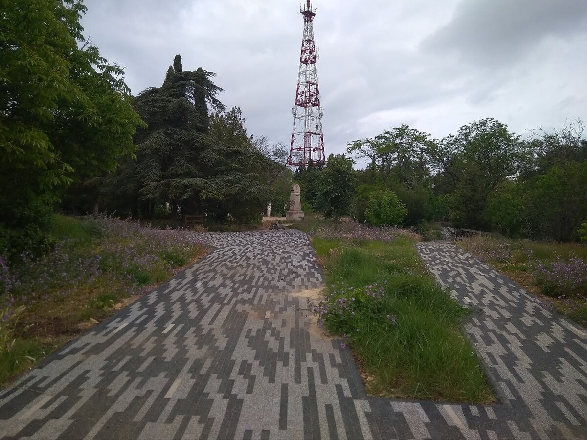 Отреставрированный участок
