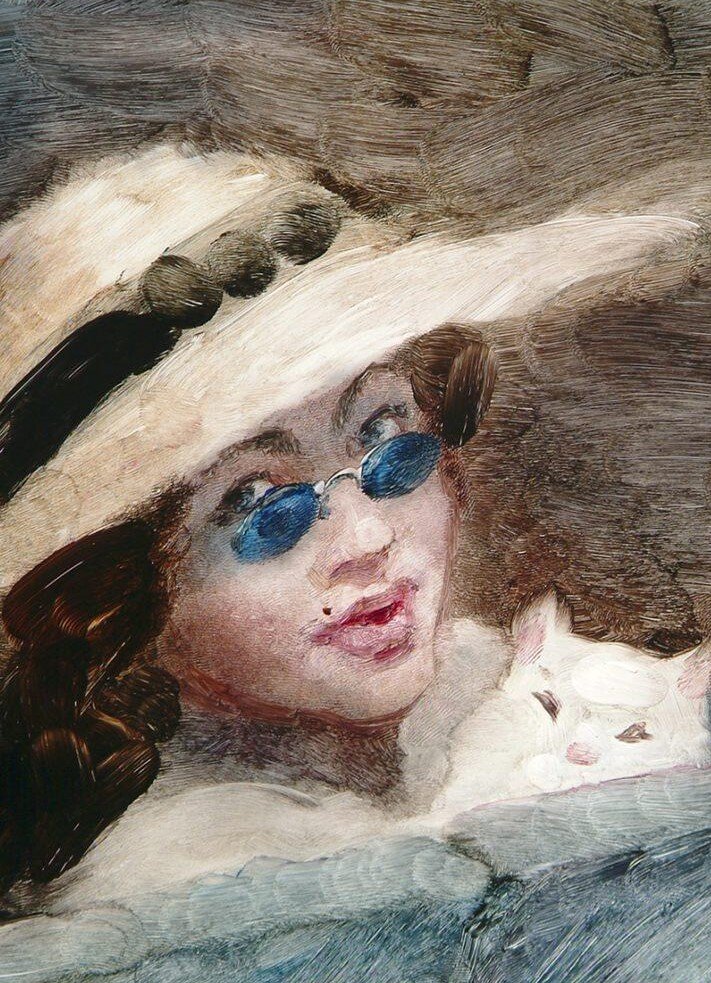 Серафима. Кадр из анимационного фильма А. Петрова "Моя любовь". Изображение взято на сервисе "Яндекс. Картинки".