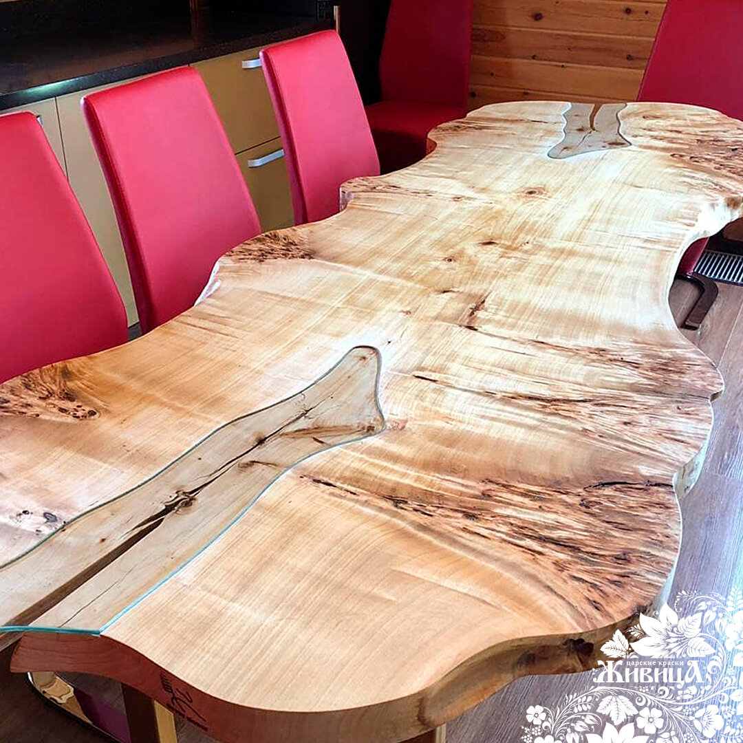  Обработка столешницы: масло "Живица"