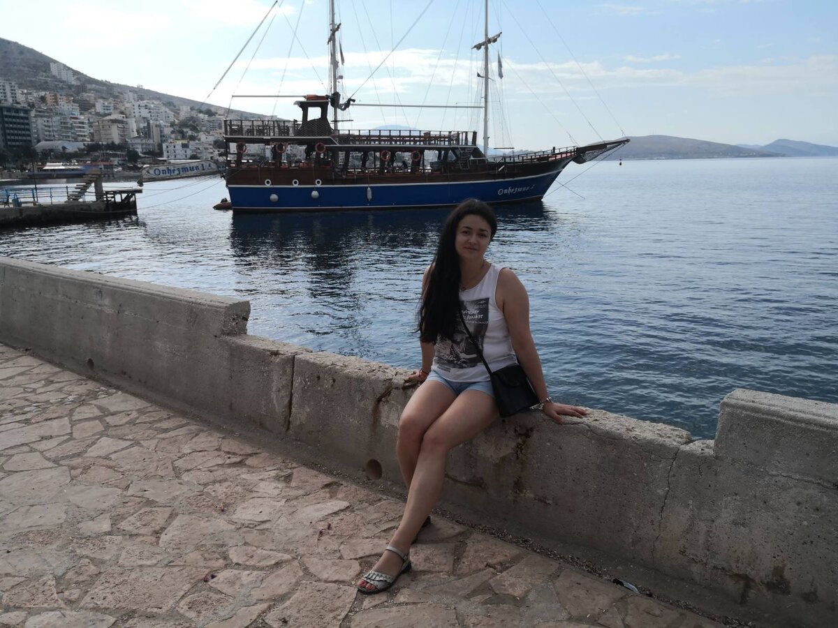 Набережная г. Саранда, Албания. Фото из моего прошлогоднего путешествия